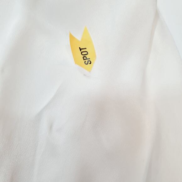 L'Academie Azaria Midi Dress in White & Black - Picture 11 of 12